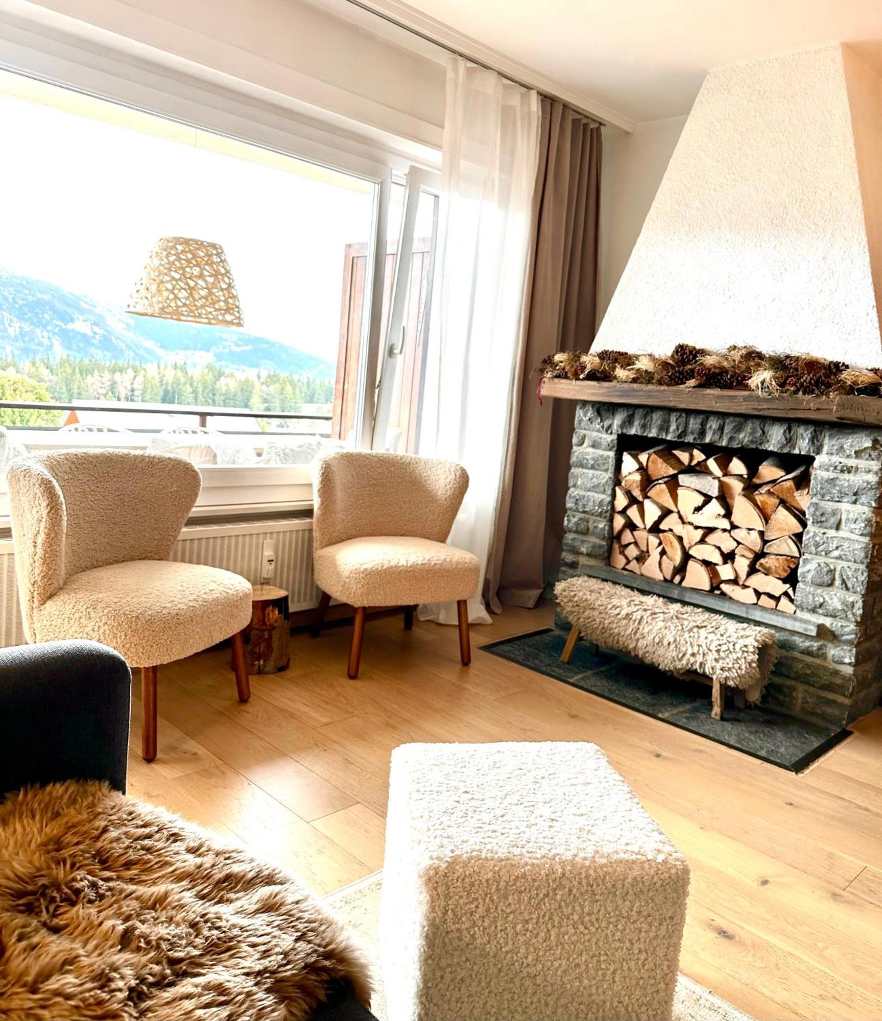 Window On Crans Montana, Appartement Avec Vue Sur Les Alpes Esterno foto